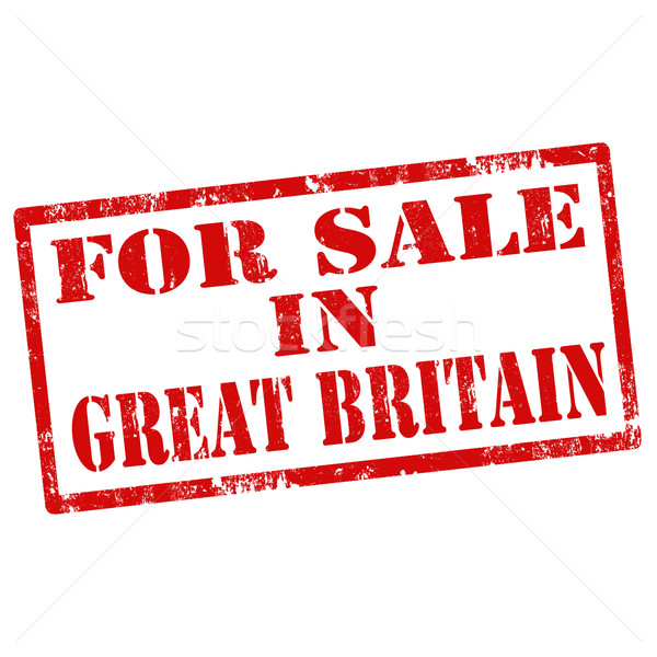 Verkoop groot-brittannië grunge tekst groot Stockfoto © carmen2011