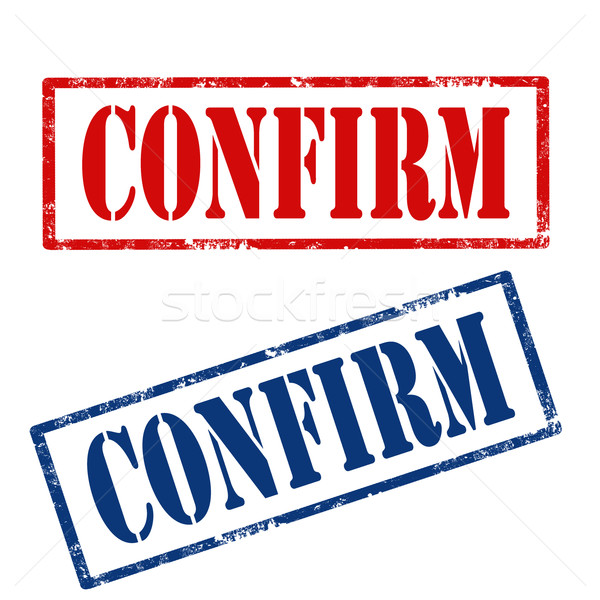Confirm-stamps Stock photo © carmen2011