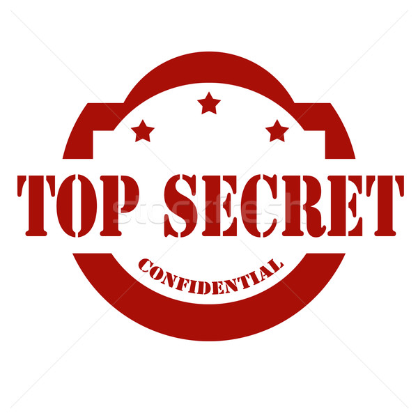 Top Secret-stamp Stock photo © carmen2011