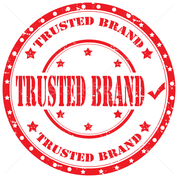 Trusted Brand-stamp Stock photo © carmen2011