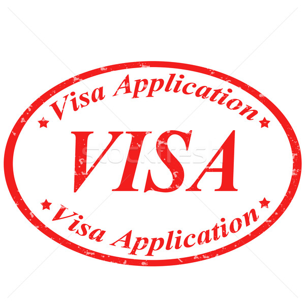 Visa-stamp Stock photo © carmen2011