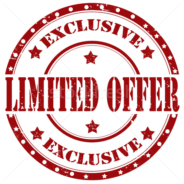 Limited Offer-stamp Stock photo © carmen2011