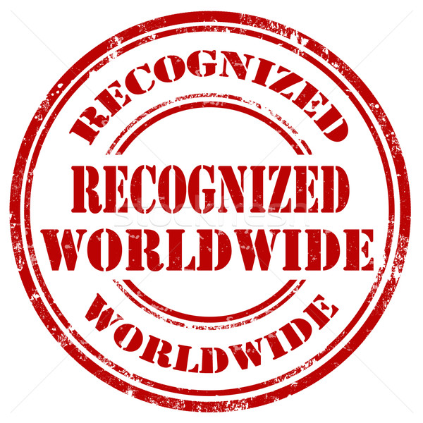 Recognized Worldwide-stamp Stock photo © carmen2011