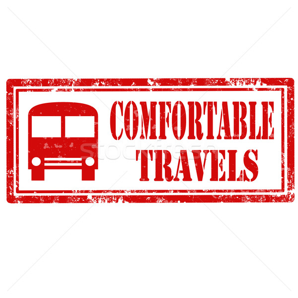 Comfortable Travels-stamp Stock photo © carmen2011