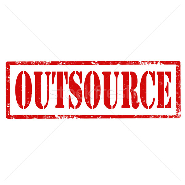 Outsource-stamp Stock photo © carmen2011