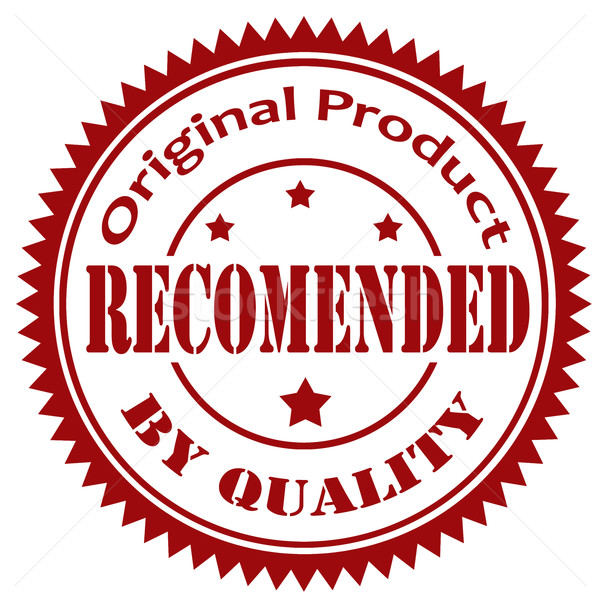 Recommended By Quality-stamp Stock photo © carmen2011