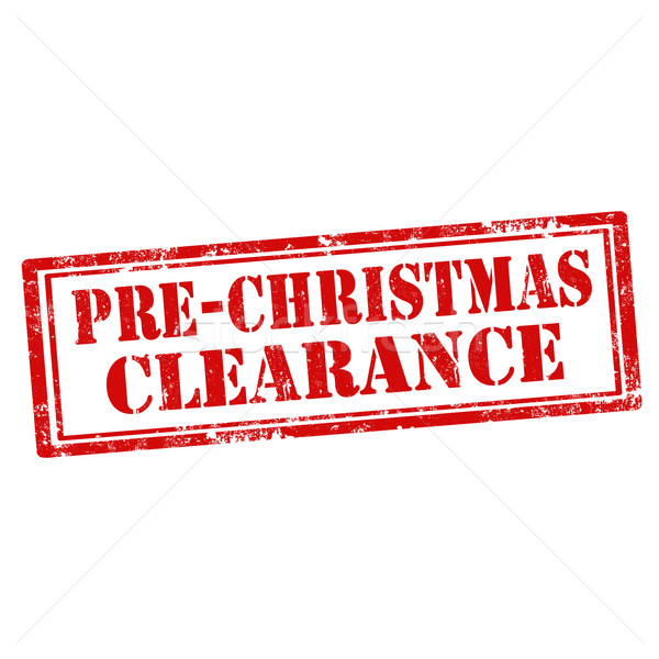 Pre-Christmas Clearance-stamp Stock photo © carmen2011