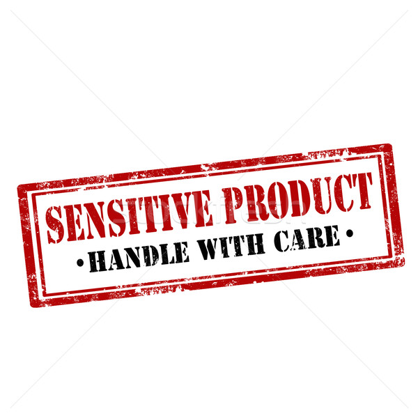 Sensitive Product-stamp Stock photo © carmen2011