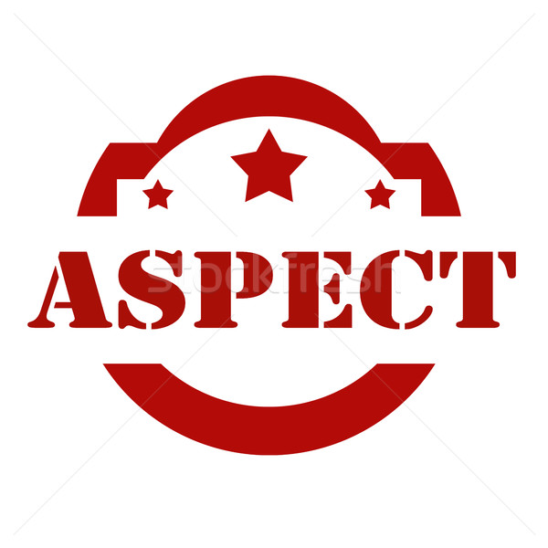 Aspect-red stamp Stock photo © carmen2011