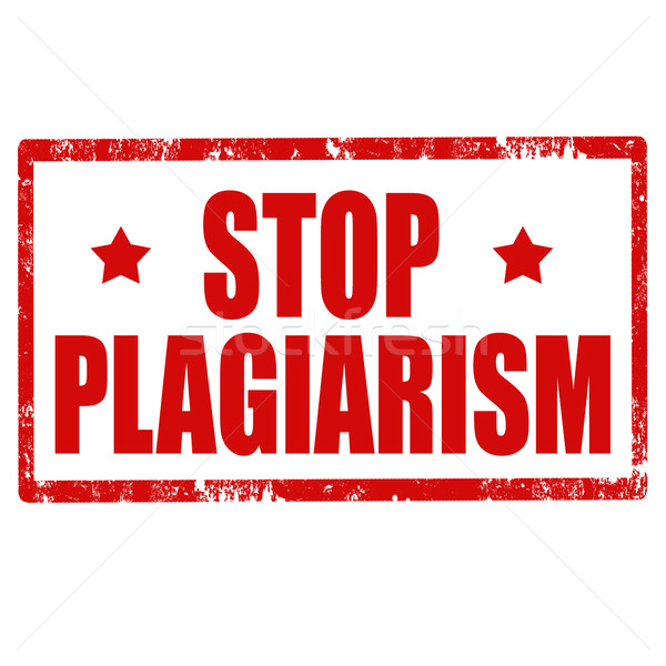Stop Plagiarism-stamp Stock photo © carmen2011