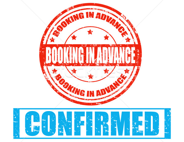 Booking in advance-stamp Stock photo © carmen2011