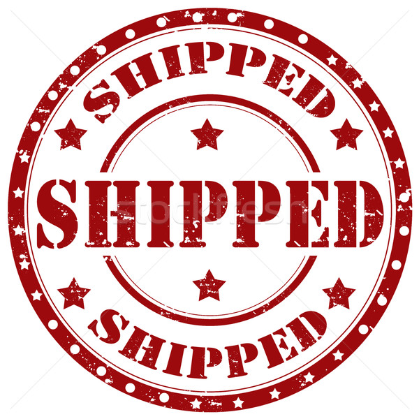 Shipped-stamp Stock photo © carmen2011