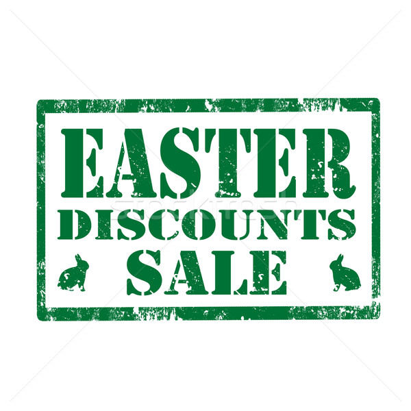 Stock photo: Easter Discount Sale-stamp