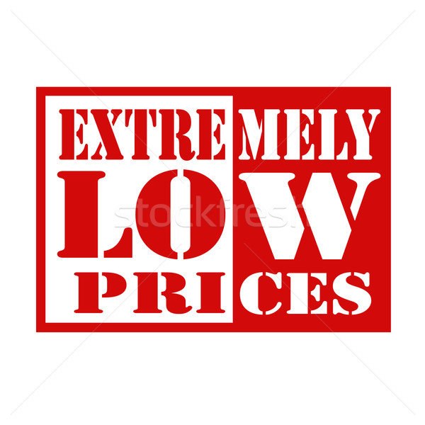 Extremely Low Prices Stock photo © carmen2011