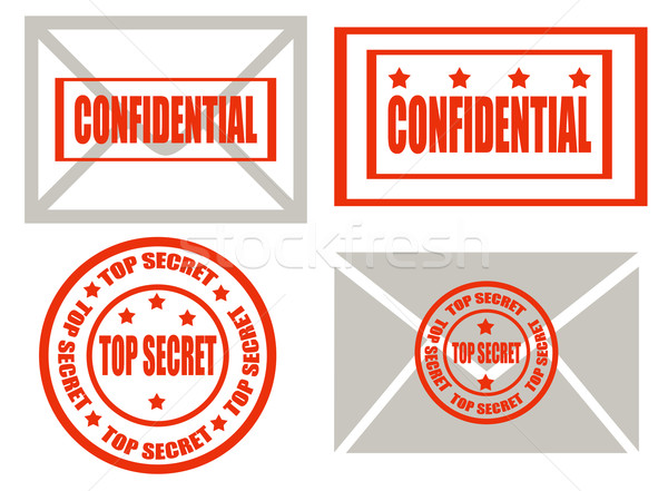 Top secret -stamps Stock photo © carmen2011