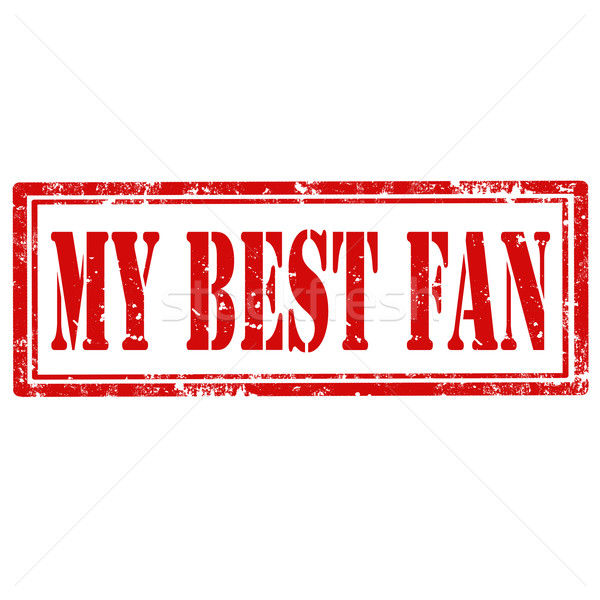 My Best Fan-stamp Stock photo © carmen2011