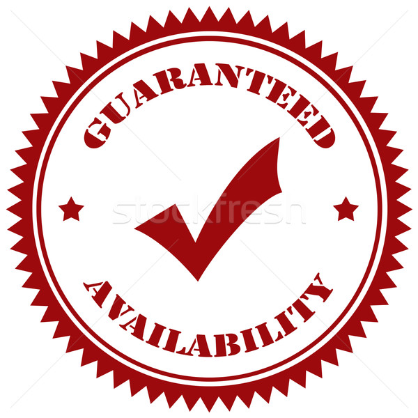 Guaranteed Avalability-stamp Stock photo © carmen2011