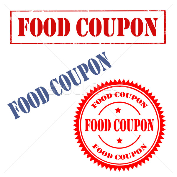 Food Coupon-stamps Stock photo © carmen2011
