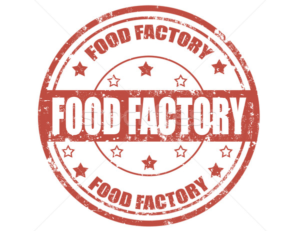 Food factory-stamp Stock photo © carmen2011