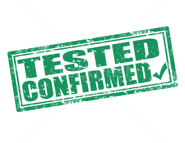 Tested confirmed-stamp Stock photo © carmen2011