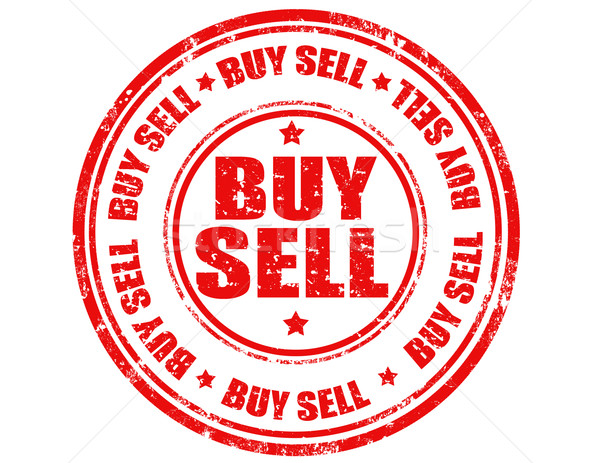 Acheter vendre tampon texte écrit Photo stock © carmen2011