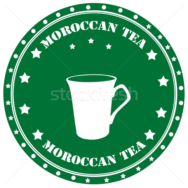 Moroccan Tea-label Stock photo © carmen2011
