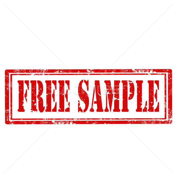 Free Sample-stamp Stock photo © carmen2011