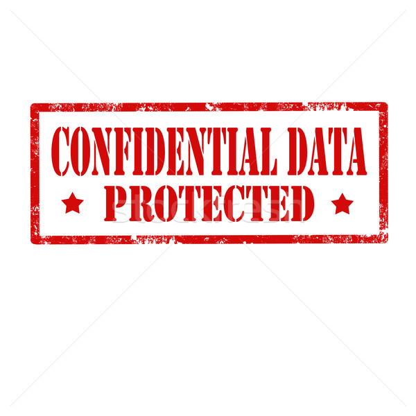 Confidential Data-stamp Stock photo © carmen2011