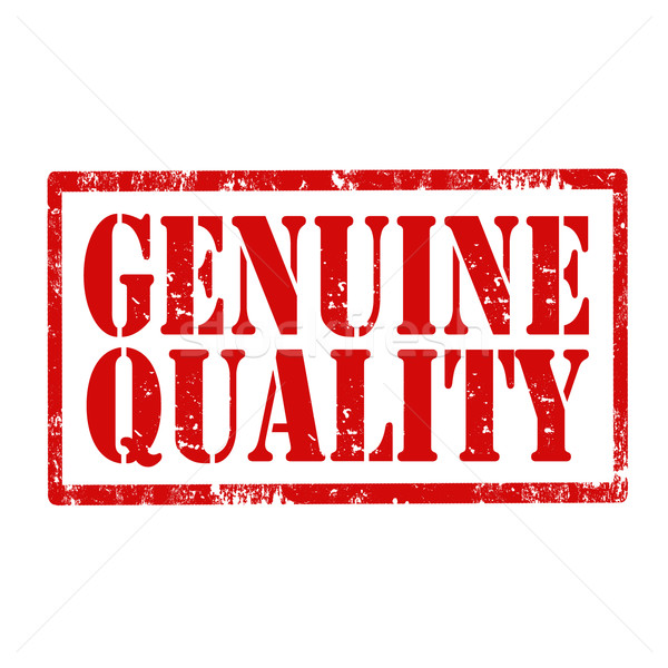Genuine Quality-stamp Stock photo © carmen2011