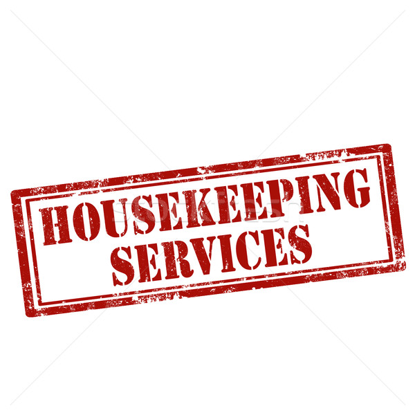 Housekeeping Services-stamp Stock photo © carmen2011