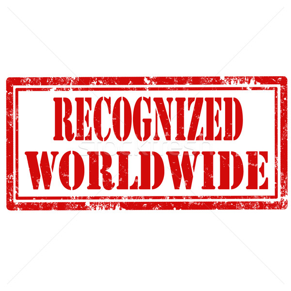 Recognized Worldwide-stamp Stock photo © carmen2011