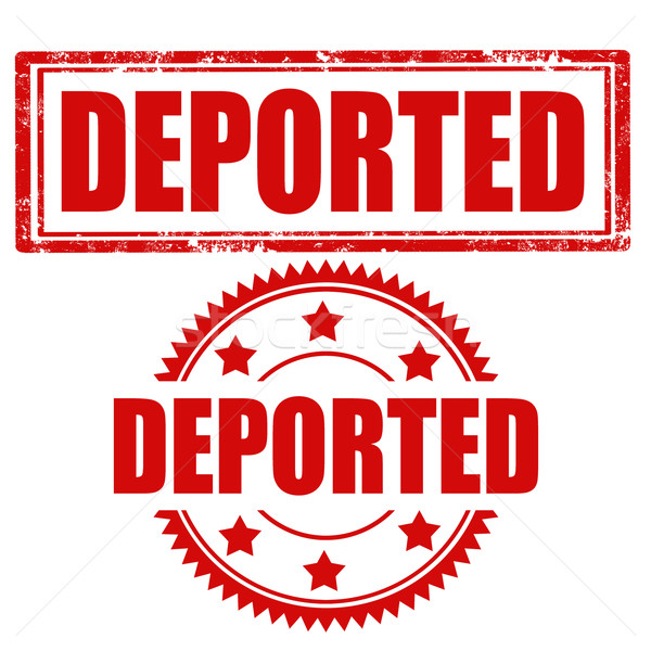Deported-stamps Stock photo © carmen2011