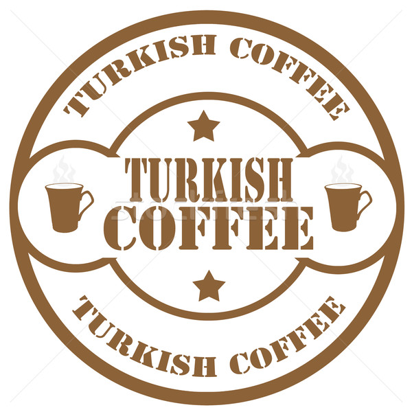 Turks tekst koffie rubber goede Stockfoto © carmen2011