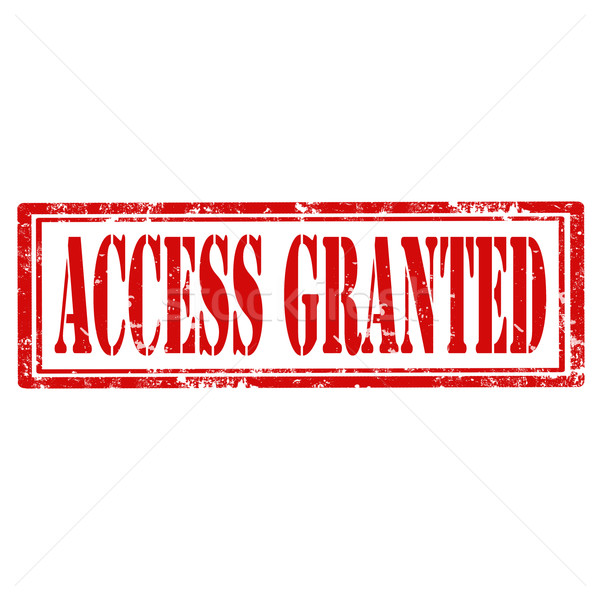 Access Granted-stamp Stock photo © carmen2011