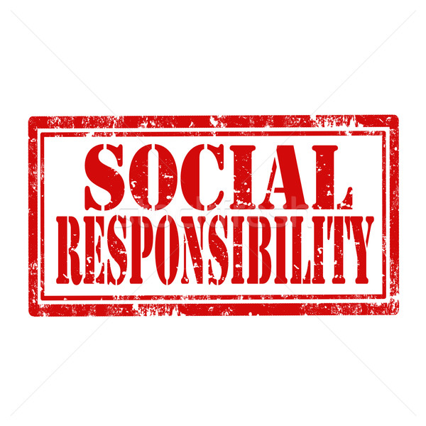 Social Responsibility-stamp Stock photo © carmen2011