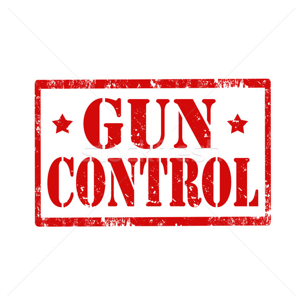 Stock photo: Gun Control-stamp