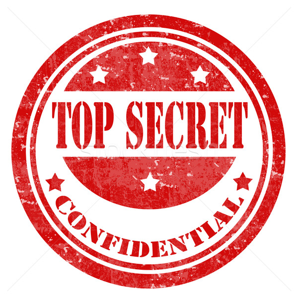 Stock photo: Top Secret-stamp