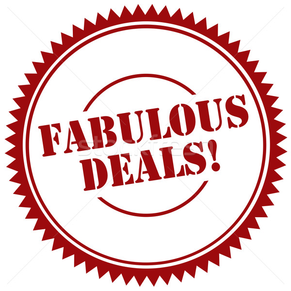 Fabulous Deals-stamp Stock photo © carmen2011