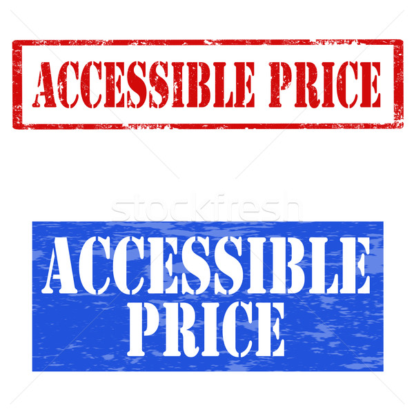 Accessible Price-stamps Stock photo © carmen2011