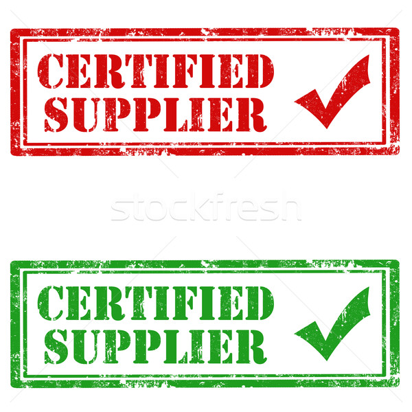 Certified Supplier Stock photo © carmen2011