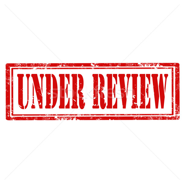 Under Review-stamp Stock photo © carmen2011