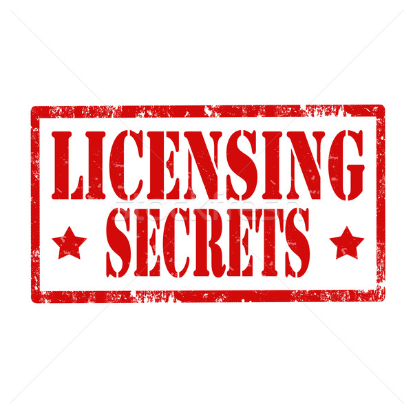 Licensing Secrets-stamp Stock photo © carmen2011