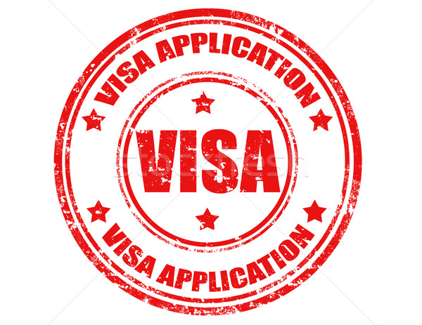 Visa -stamp Stock photo © carmen2011