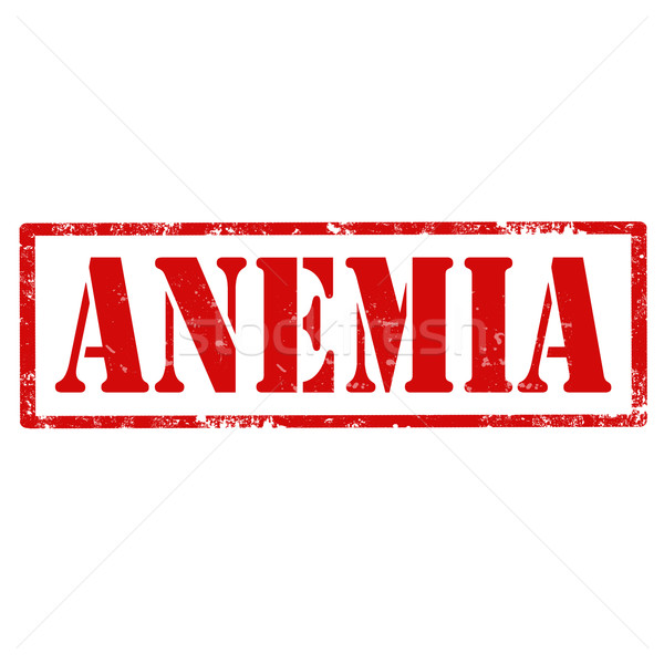 Anemia-stamp Stock photo © carmen2011