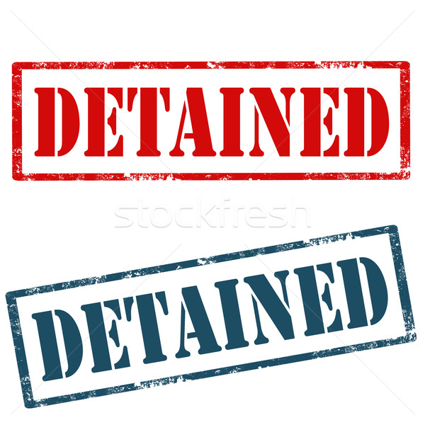 Detained-stamps Stock photo © carmen2011