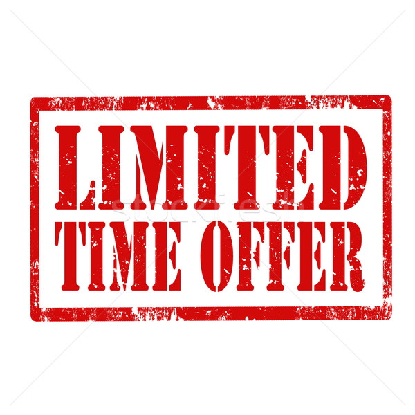 Limited Time Offer-stamp Stock photo © carmen2011