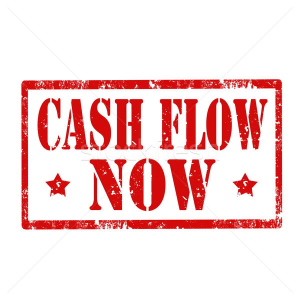 Stock photo: Cash Flow Now-stamp