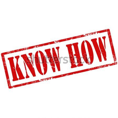 Know How-stamp Stock photo © carmen2011