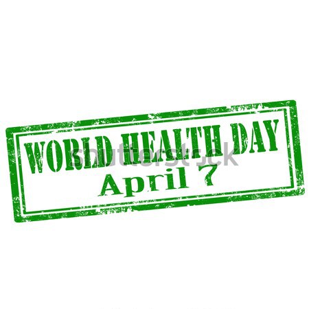 World Health Day-stamp Stock photo © carmen2011
