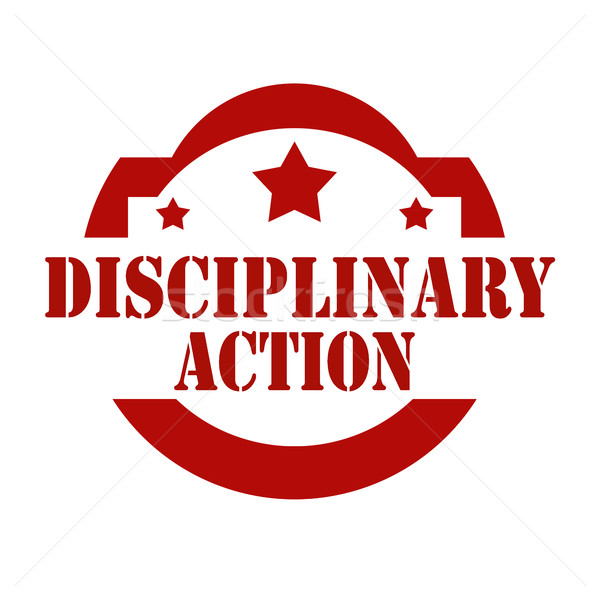 Disciplinary Action-stamp Stock photo © carmen2011